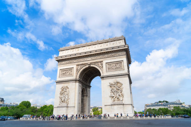 istock Arc de triomphe, Paris, France 1283067928