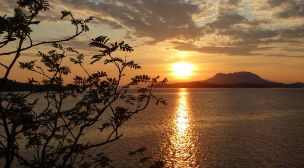 istock Colourful sunset in Skudeneshavn, Norway 1283069707