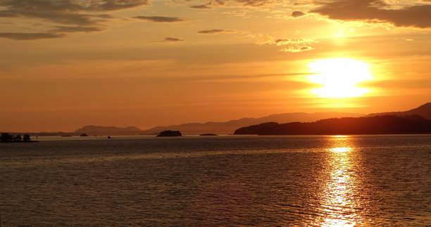 istock Colourful sunset in Skudeneshavn, Norway 1283069718