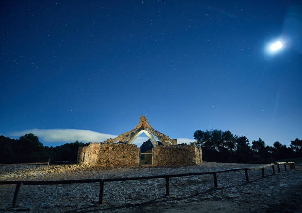 istock Night in the Archejada Cava, Agres. 1283070449