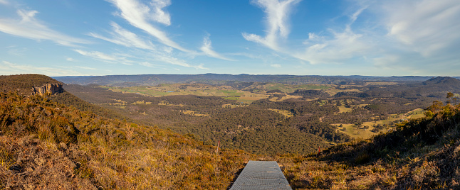 The Mount Blackheath Hang Gliding and Paragliding launch site in The Blue Mountains in New South Wales in Australia