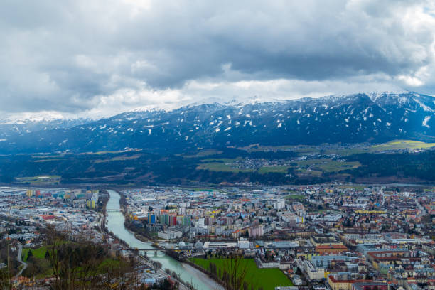istock Basin of Innsbruck Austria from above 1283071748