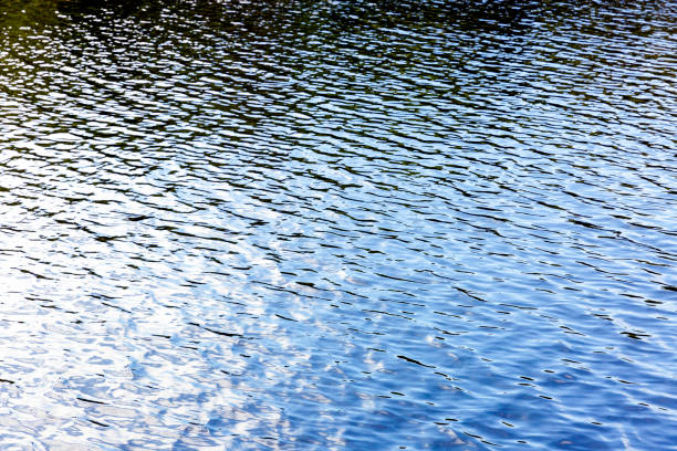 istock Beautiful water in sunlight background with copy space 1283078473