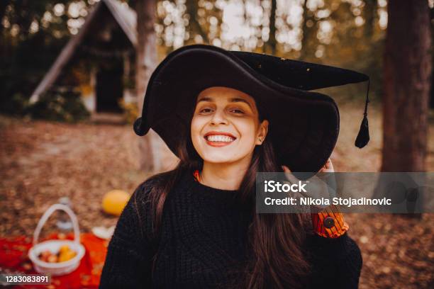 Halloween Women Stock Photo - Download Image Now - Halloween, Women, Devil Costume
