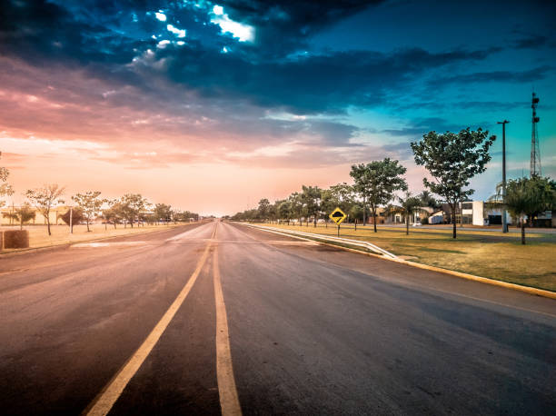 Highway MT-338 - Tapurah, Mato Grosso, Brazil