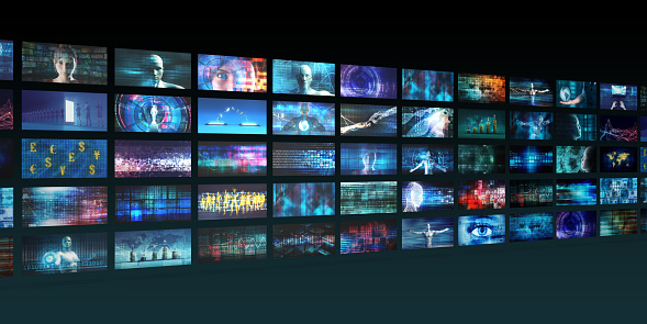 Multimedia Application Background Multimedia Technology Background Stock Photo - Download Image Now ...