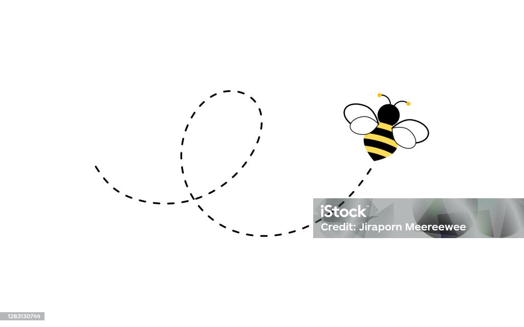 Verschillende bij en honingraatvector en pictogram - Royalty-free Bloem - Plant vectorkunst