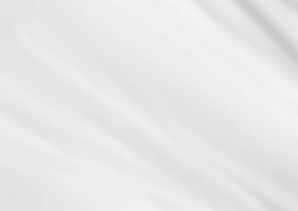 istock Creative minimal paper idea. Concept white fabric with white background. 3d render, 3d illustration. 1283135169