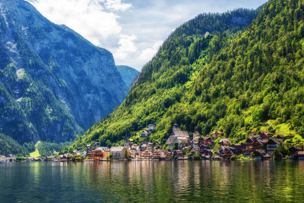 istock Hallstatt village on Hallstatter lake in Austria. 1283144776