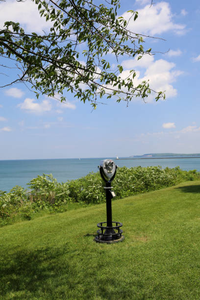 Binoculars on Lake Ontario