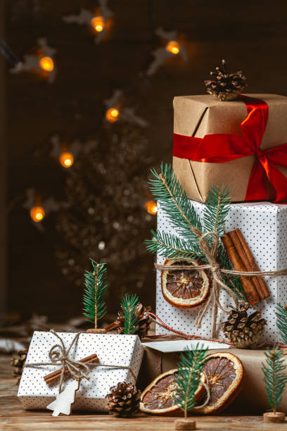 istock stack of many Christmas gifts and New Year's accessories 1283155691