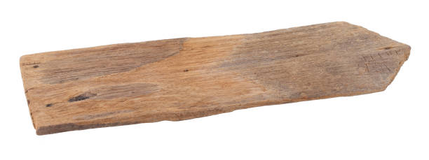 istock empty wooden tray isolated on white background 1283160342