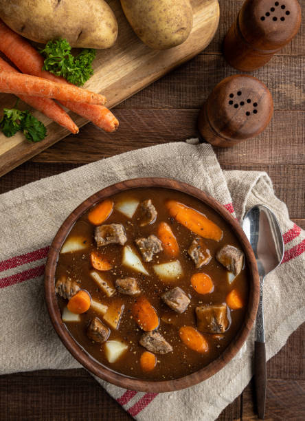 Bowl of Vegetable Beef Soup