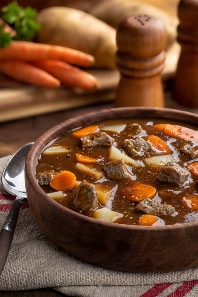 Bowl of Vegetable Beef Soup