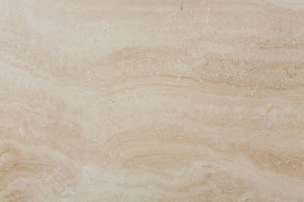 istock Travertine beige color texture, natural stone background. 1283171418