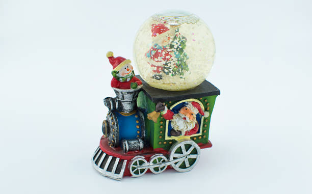 istock Miniature train with Christams decoration 1283177317