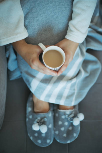 istock Cozy morning with coffee in the bed 1283179911
