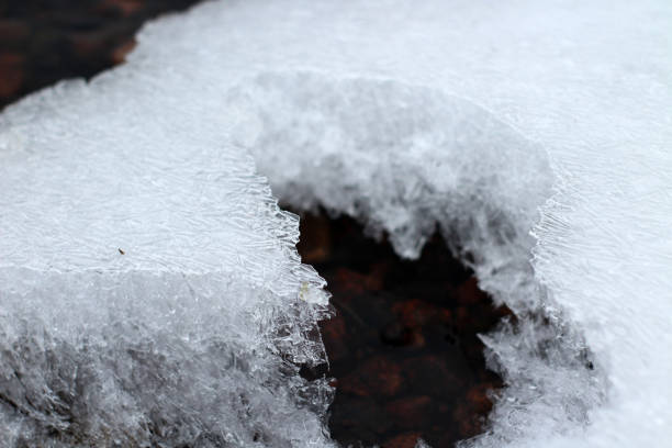 Ice in the snow