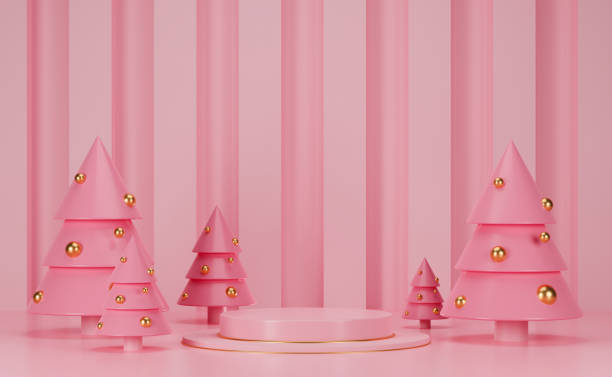 istock Christmas day podium. 1283186330