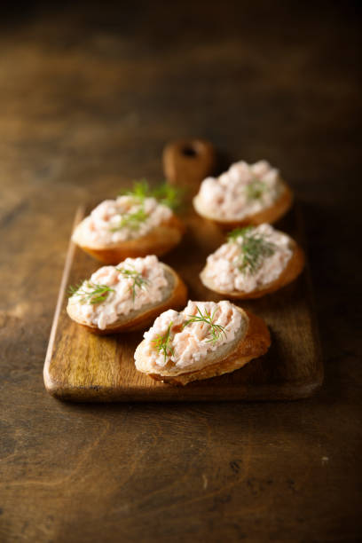 istock Salmon pate on toast 1283187658