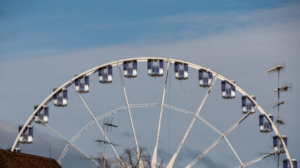 istock View of the ferris wheel without visitors 1283188835