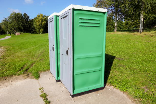 istock Portable mobile toilets public in the park 1283190786