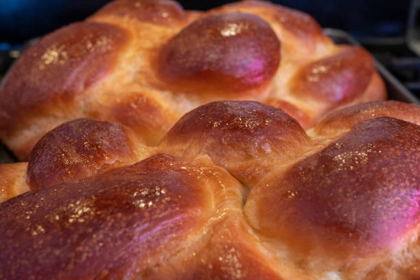 istock 6-Braided Challah Loaves 1283191440