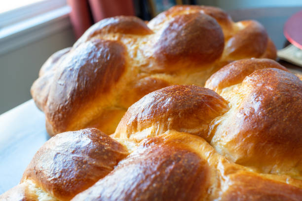 6-Braided Challah Loaves