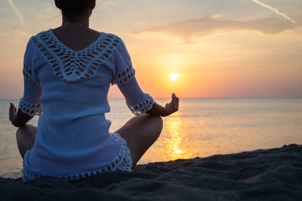 istock Woman practicing yoga in nature 1283192762