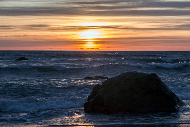istock Sunset on the Baltic sea. 1283195871