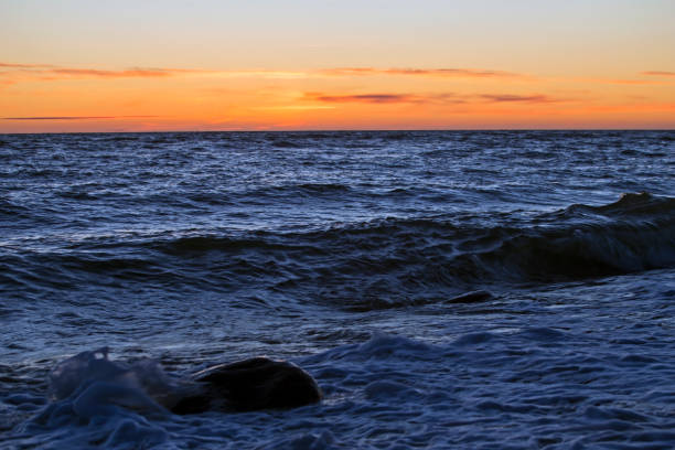 istock Sunset on the Baltic sea. 1283195884