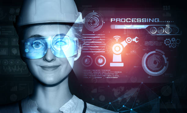 istock Engineering technology and industry 4.0 smart factory concept 1283199717