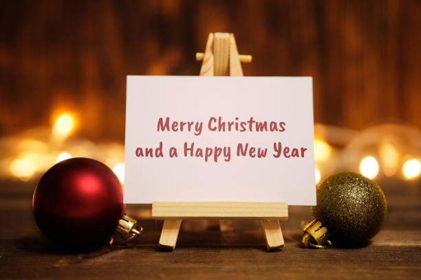 istock Merry christmas and happy new year concept 1283201153