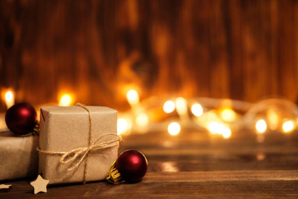 istock Copy space with gifts for new year and christmas 1283201155