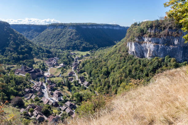 istock Balm Gentlemen village, Valley, canyon from Jura 1283201355