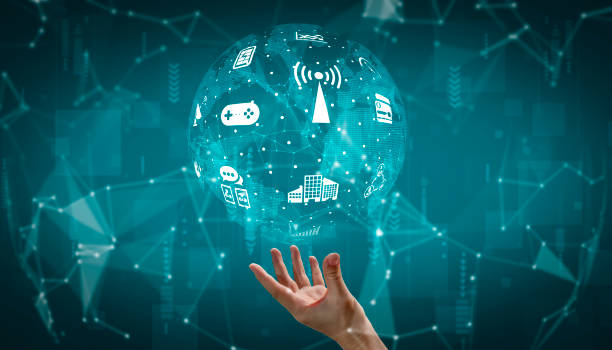 istock Advanced communication and global internet network connection in smart city 1283202486