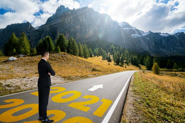istock The 2021 New Year journey and future vision concept 1283204367