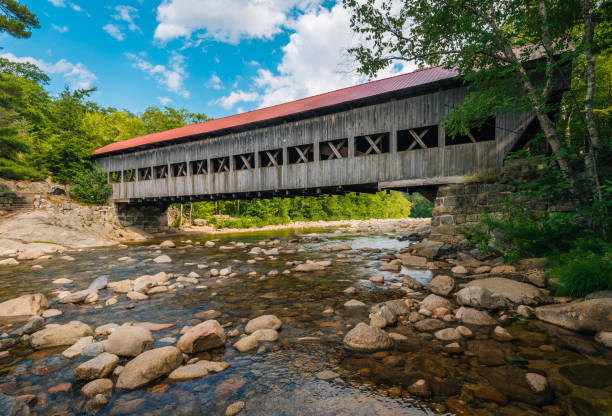 istock Albany Covered Bridge, in White Mountain National Forest, New Hampshire 1283204618