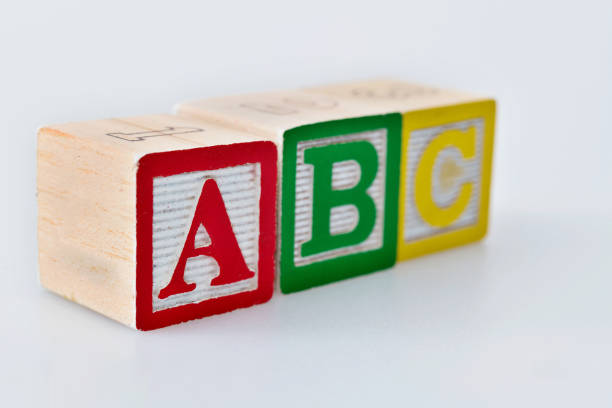 istock Wooden blocks with letters A B C 1283205663