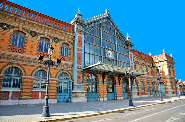 front of train station in Almeria front of train station in Almeria almeria stock pictures, royalty-free photos & images