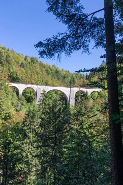 Photo of The viaducts of morez in the Jura mountains