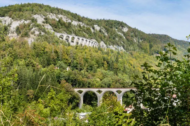 Photo of The viaducts of morez in the Jura mountains