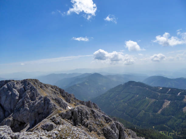 istock Hochturm - A panoramic view on Alpine landscape in Austria 1283222342