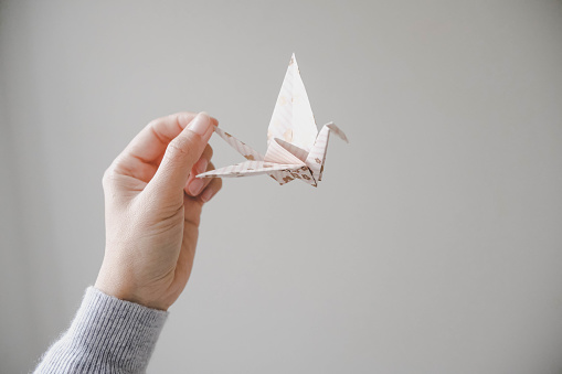 Orizuru or paper crane is the most classic of all Japanese origami.