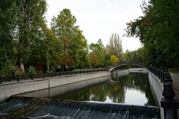 秋公園の川と橋 - 44912 ストックフォトと画像