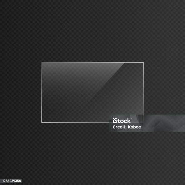 Glass Reflection Vector Vector Glass Transparent Effect Window Mirror Reflection Glare Glass ...