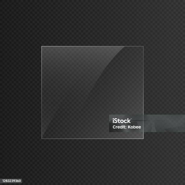 Glass Reflection Vector Vector Glass Transparent Effect Window Mirror Reflection Glare Glass ...