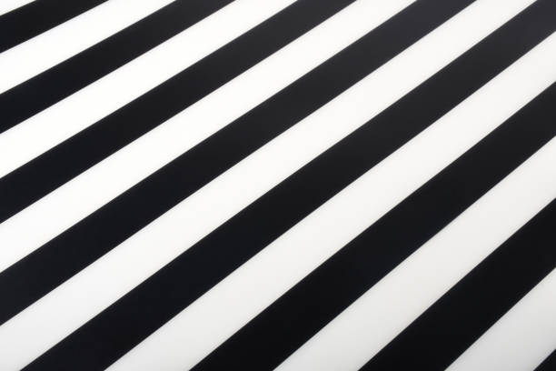 istock Striped black and white background, black and white seamless pattern 1283240300