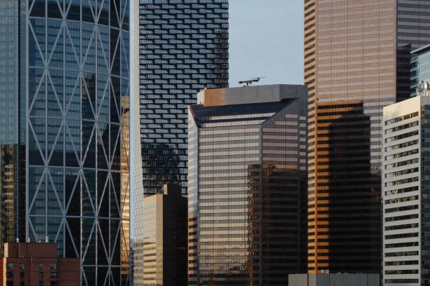 istock Close-up view of Calgary buildings 1283245258