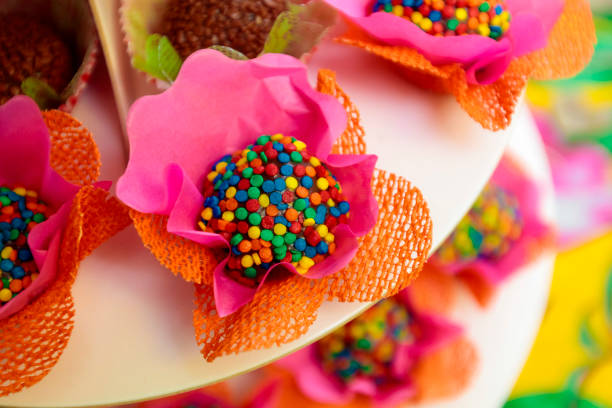 istock colorful handmade sweets at celebratory event. 1283247376
